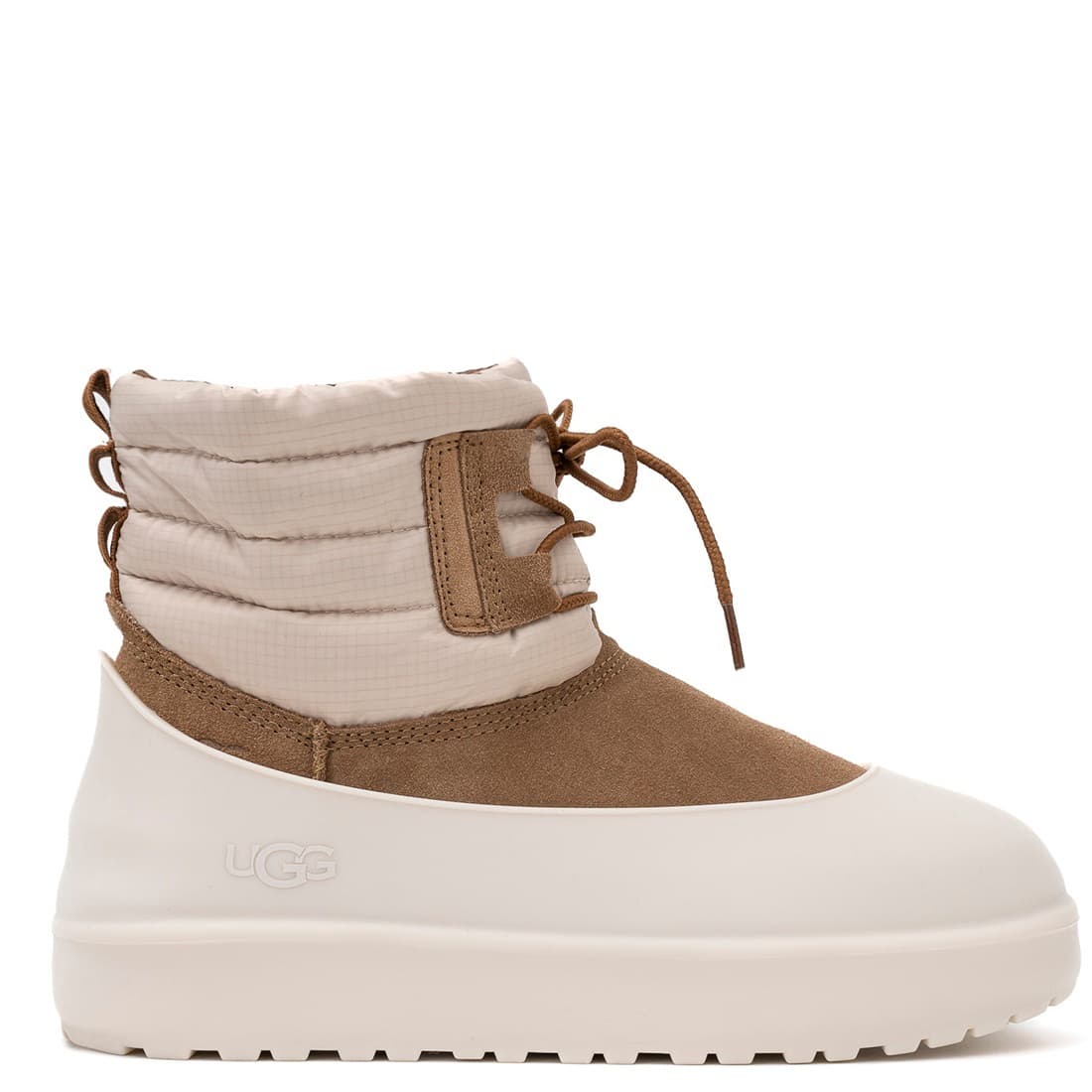 Classic Mini Lace-UP Weather — White