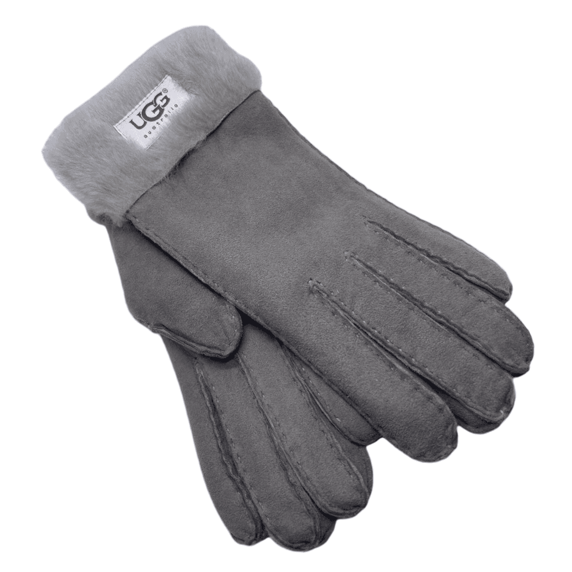 Женские перчатки UGG Glove — Grey Violet