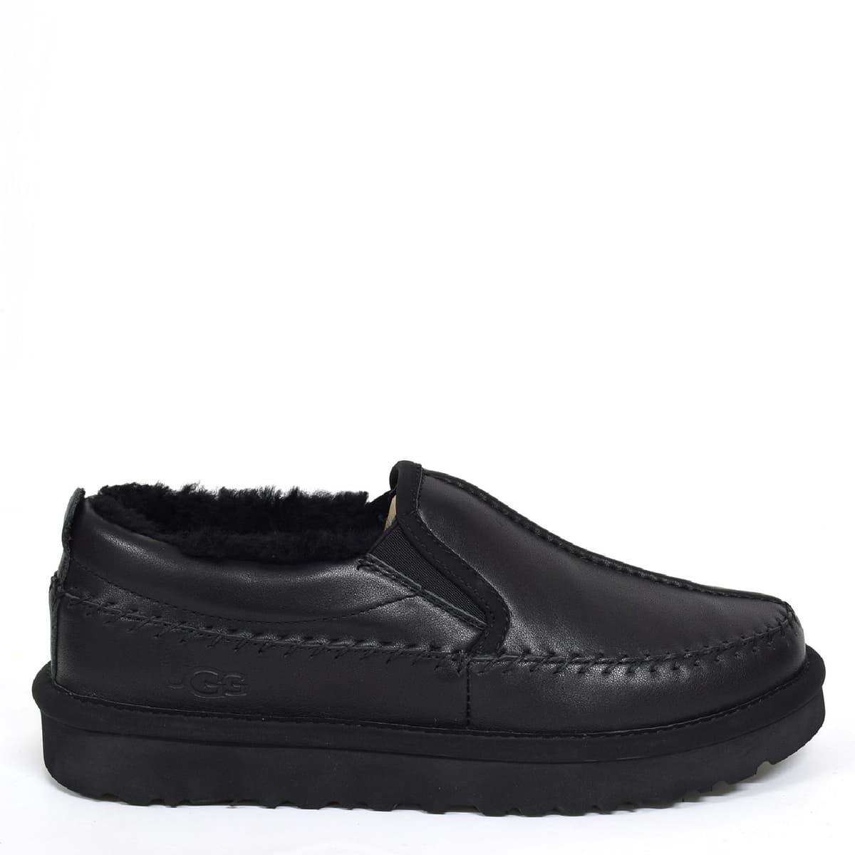 Stitch Slip Leather — Leather Black