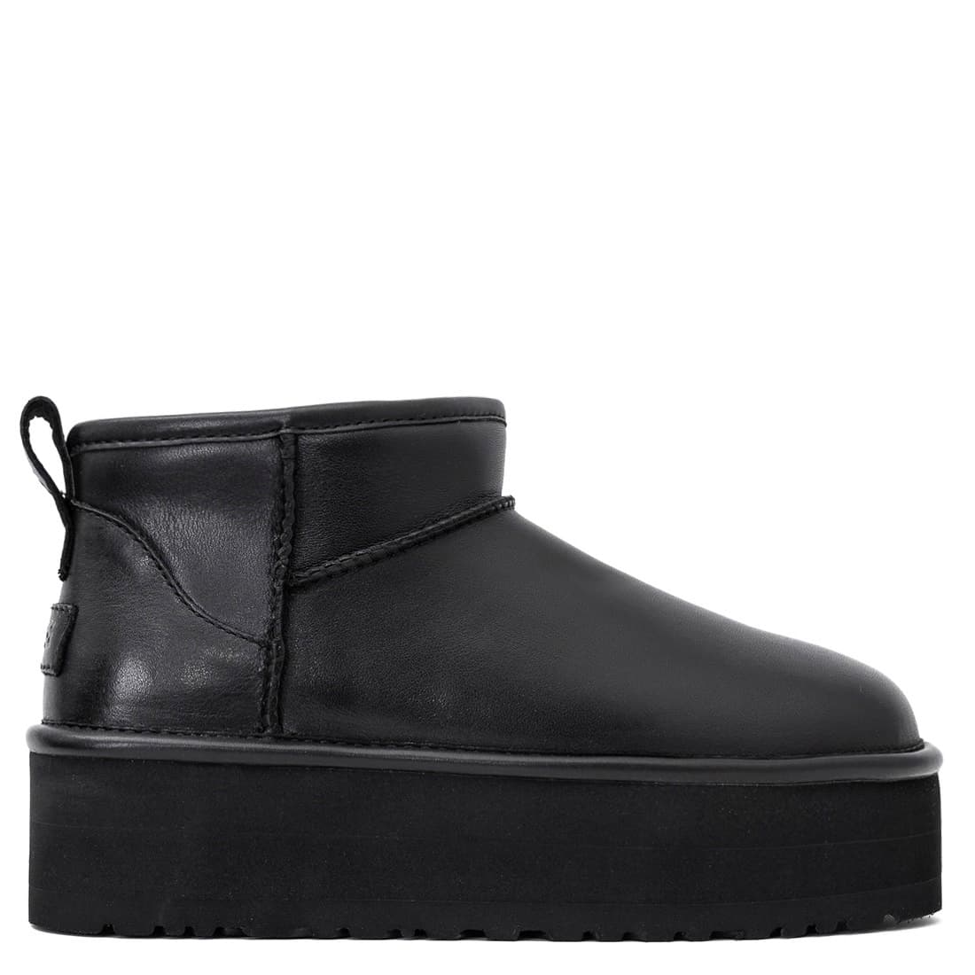 Ultra Mini Platform Boot — Leather Black