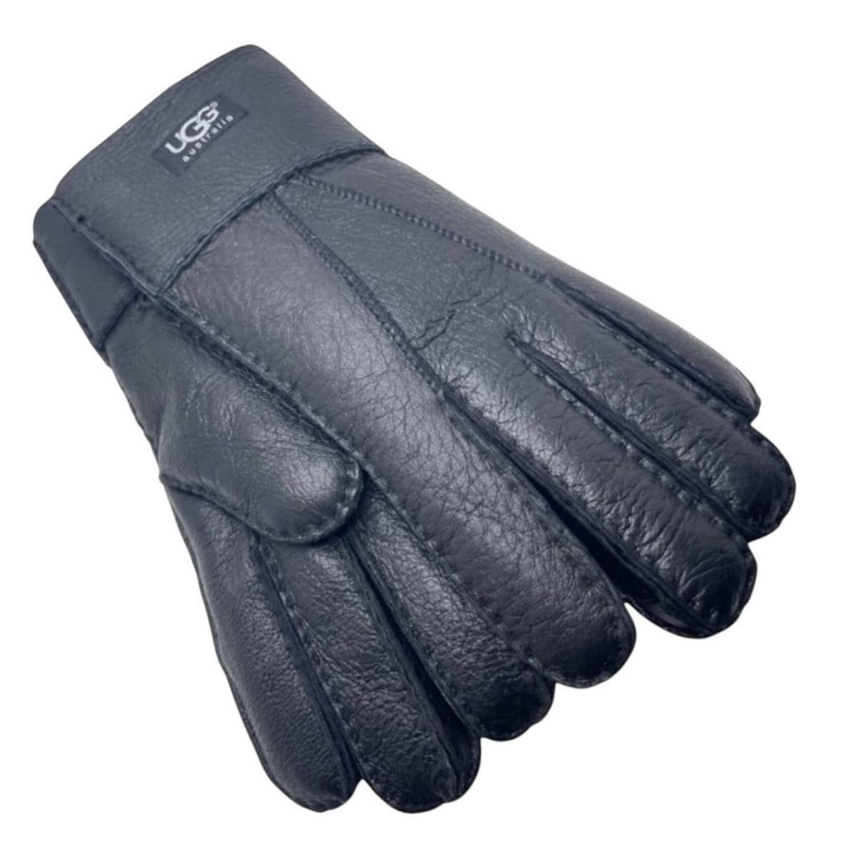Мужские перчатки UGG Glove — Мужские перчатки ugg glove - leather black