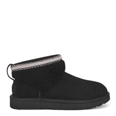 UGG Classic Ultra Mini Maxi Curly — Black