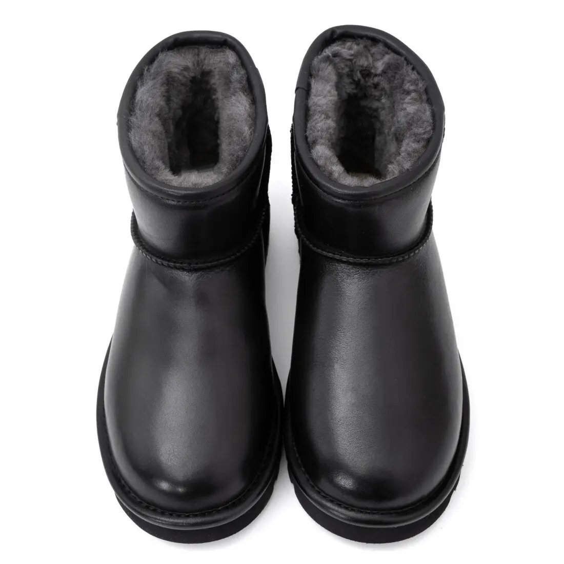 Classic Mini — Black Leather