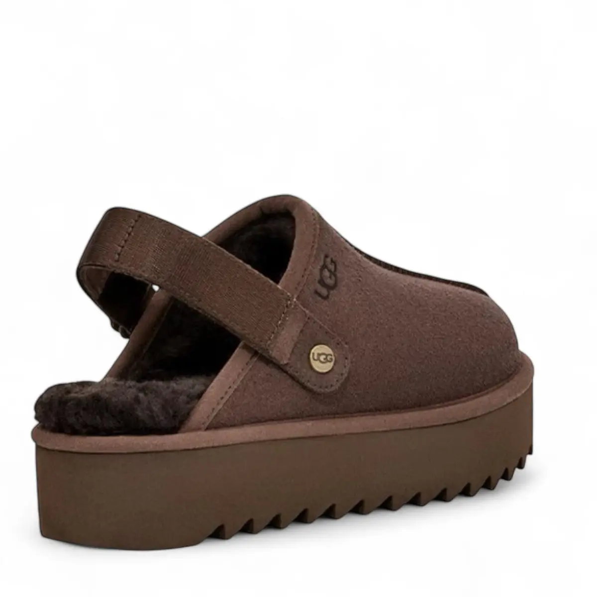 Goldenstar Clog Platform — Chocolate
