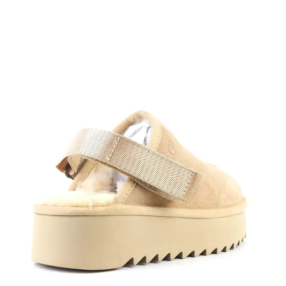 Goldenstar Clog Platform — Sand