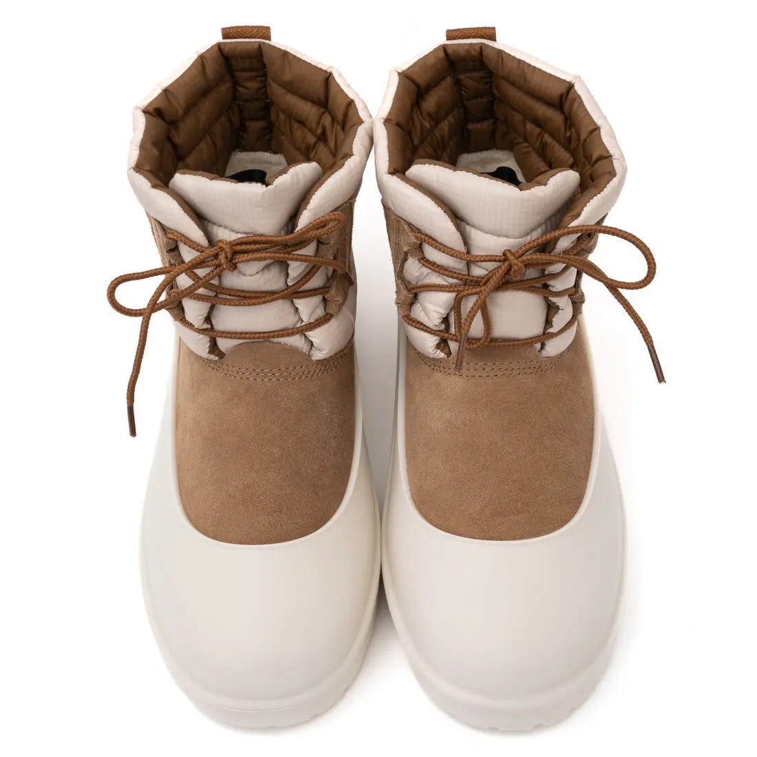 Classic Mini Lace-UP Weather — Chestnut/White