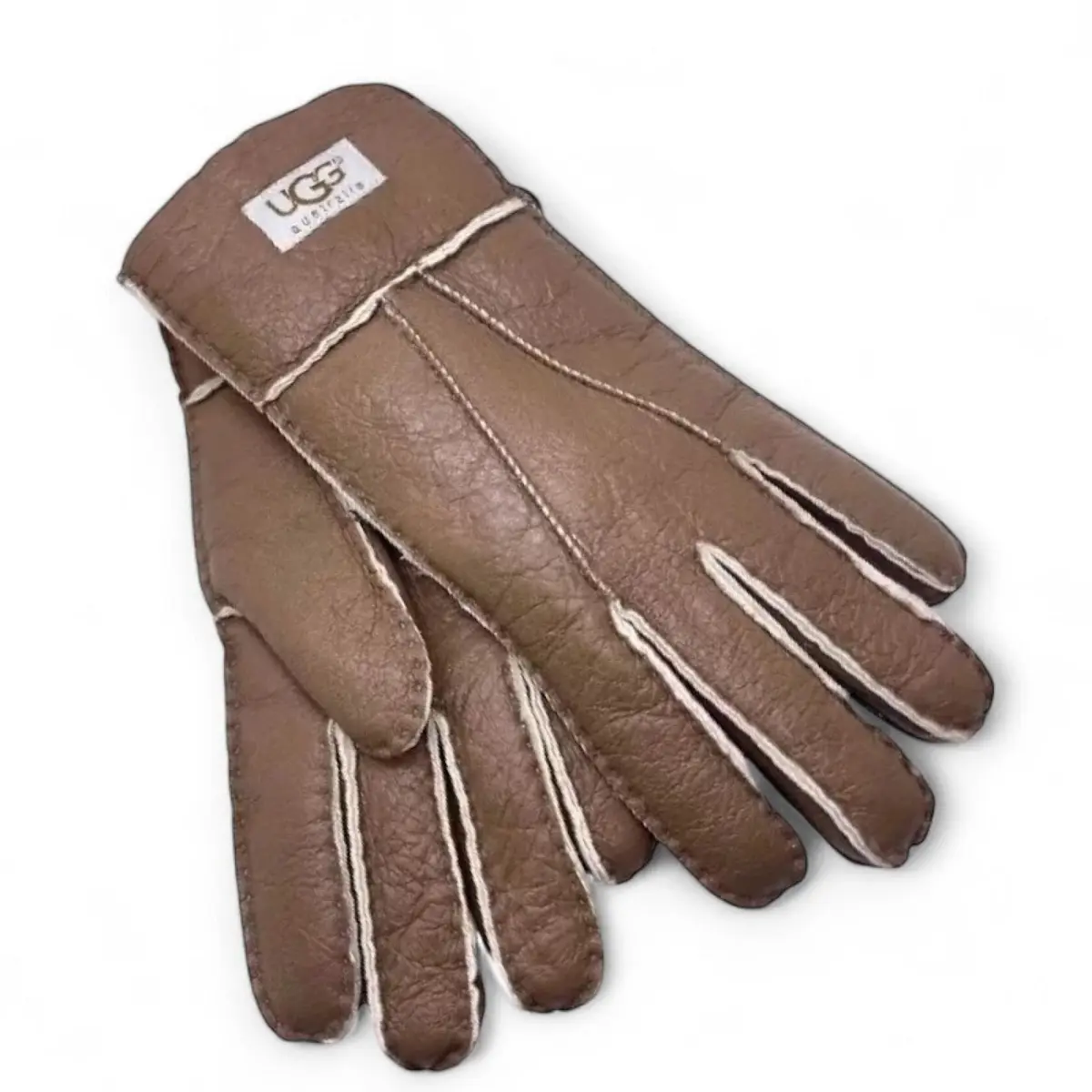Женские перчатки UGG Glove Chocolate Leather — Chocolate Leather