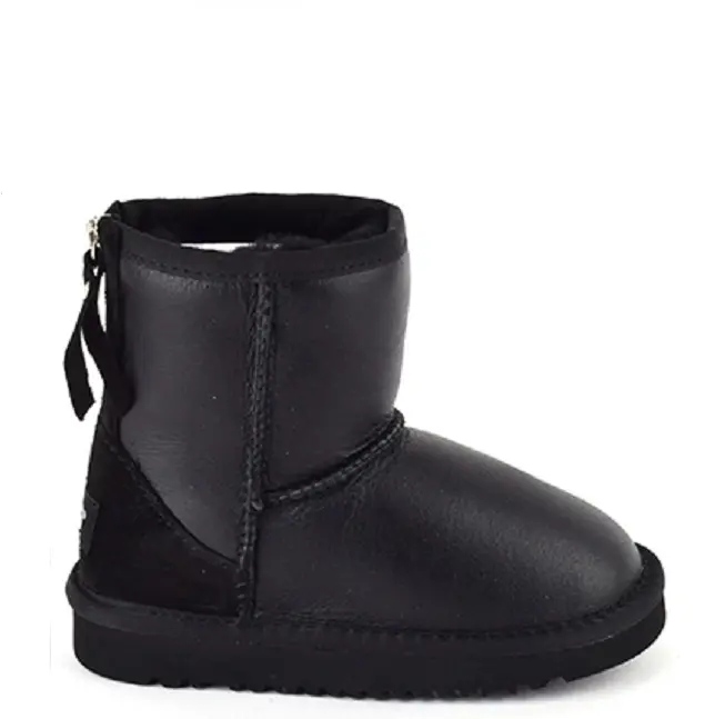 Kids Classic Short ZIP Black Metallic — Black Metallic