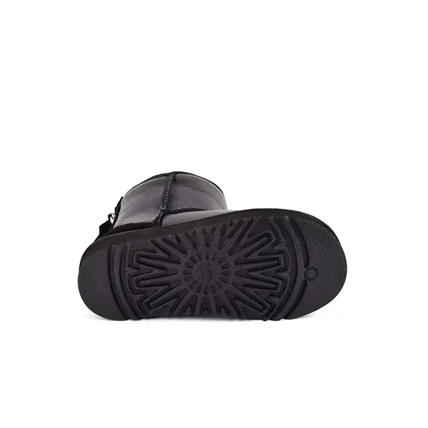 Kids Classic Short ZIP — Black Metallic