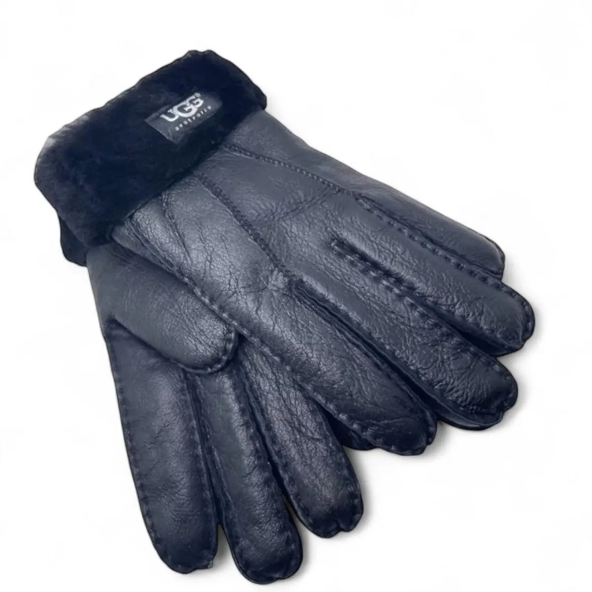 Мужские варежки UGG Glove — Chocolate Leather