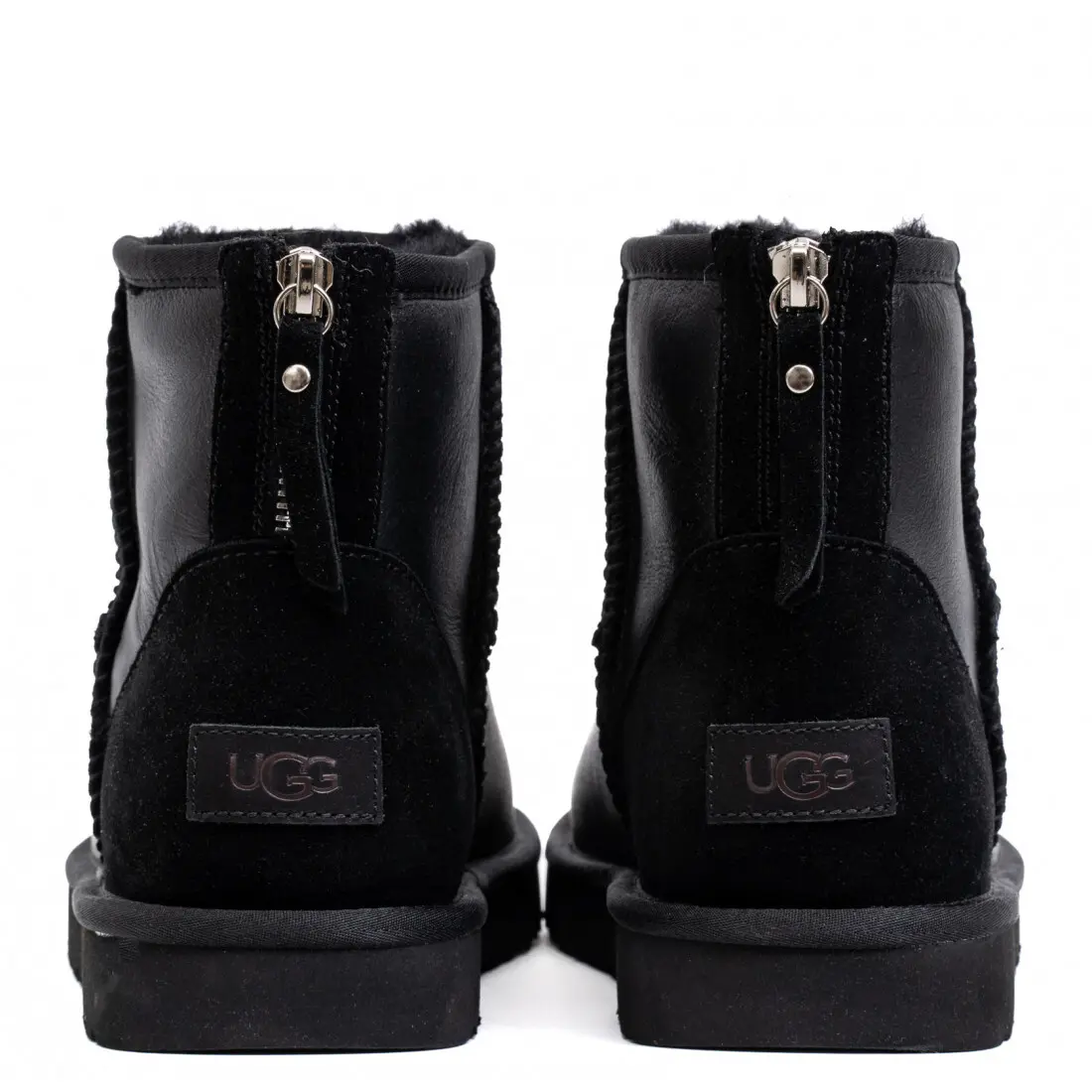 Мужские Mini ZIP — Black Leather