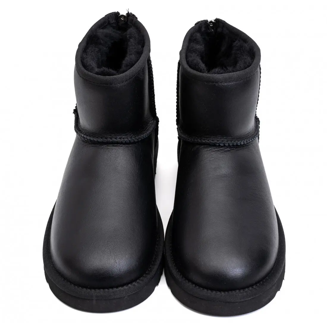 Мужские Mini ZIP — Black Leather