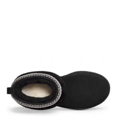 UGG Classic Ultra Mini Maxi Curly — Black