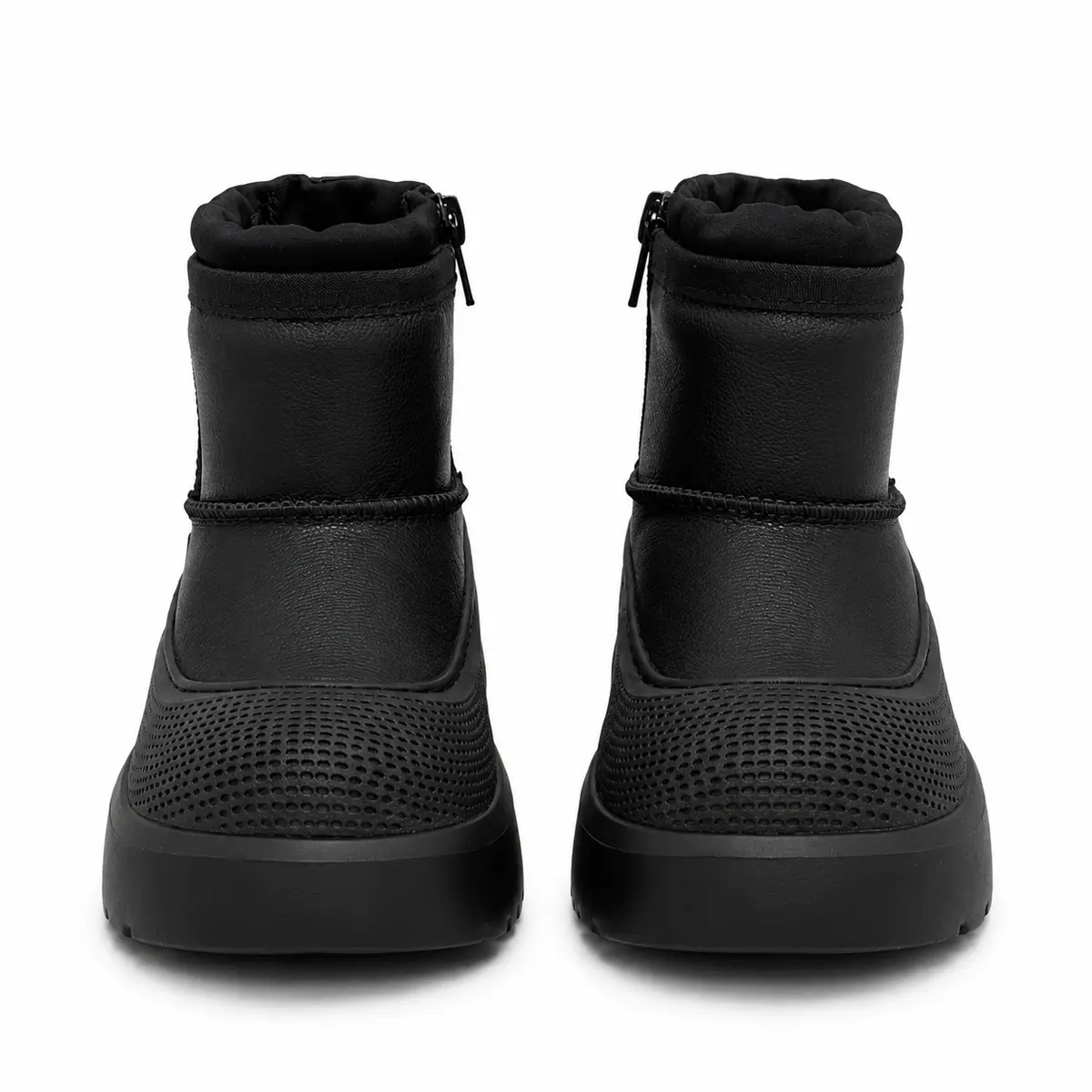UGG Kids Mini Weather Hybrid — Black Leather