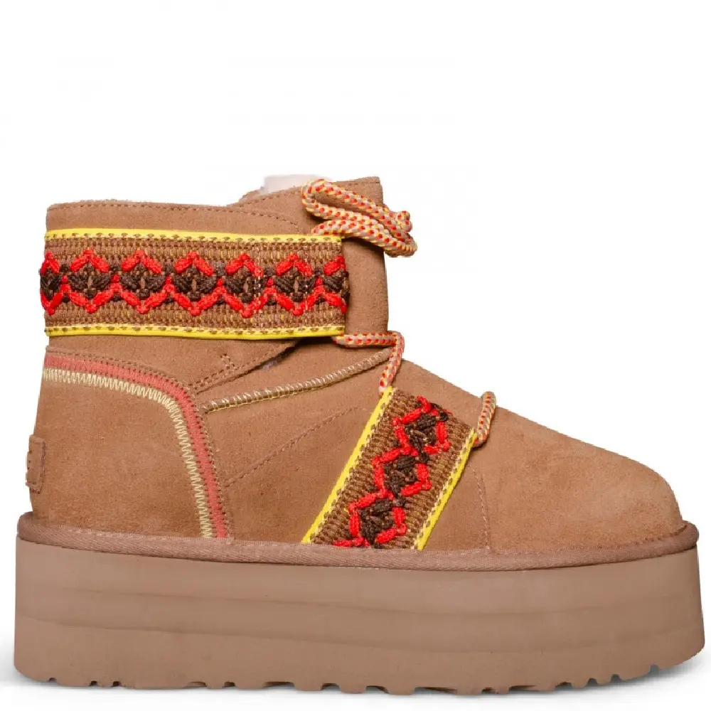 Classic Mini Braid Platform — Black