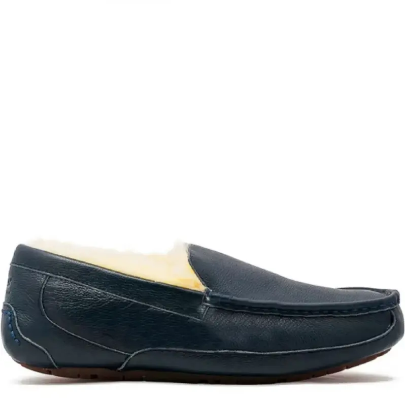 Ascot Navy Leather — Navy Leather
