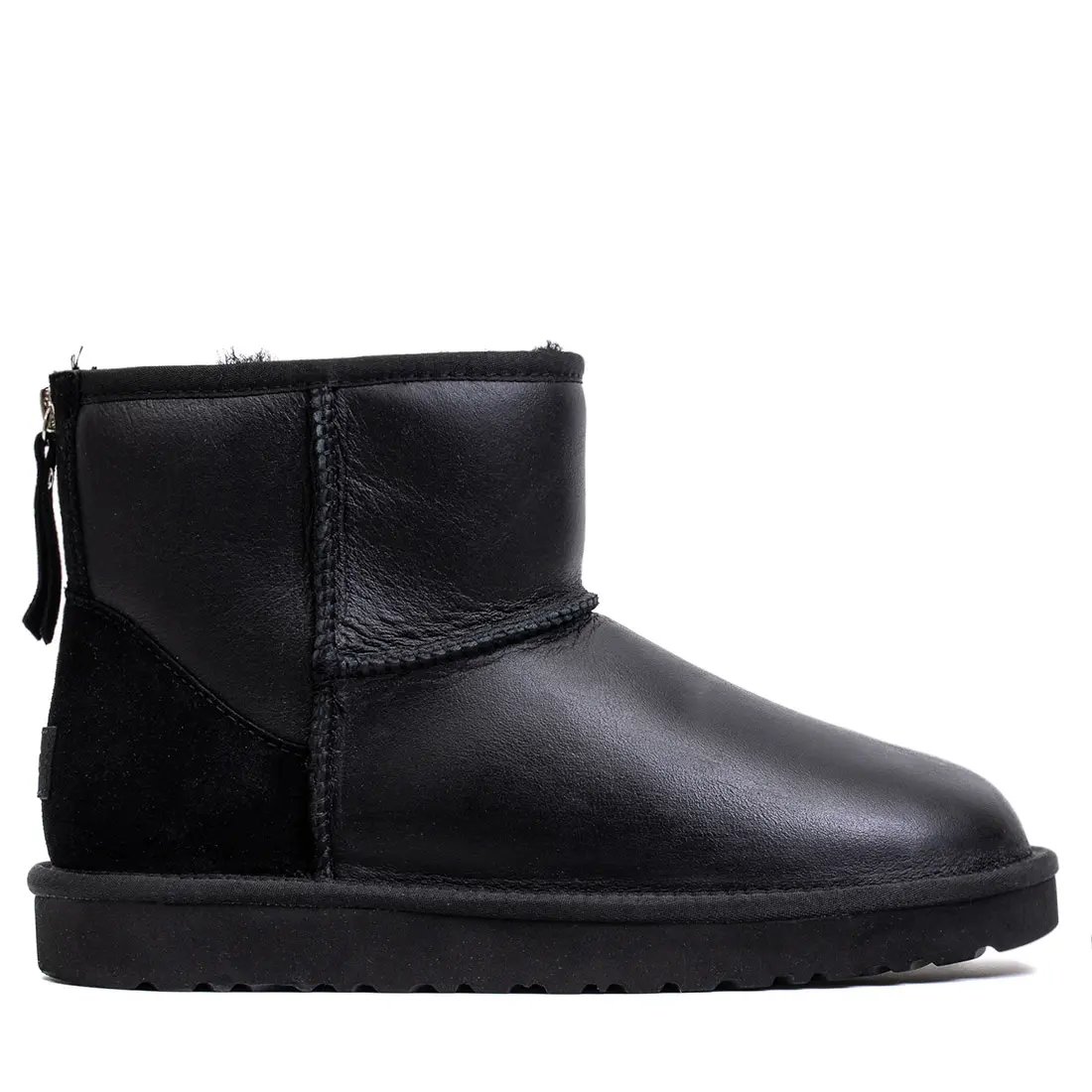Мужские Mini ZIP Black Leather — Black Leather