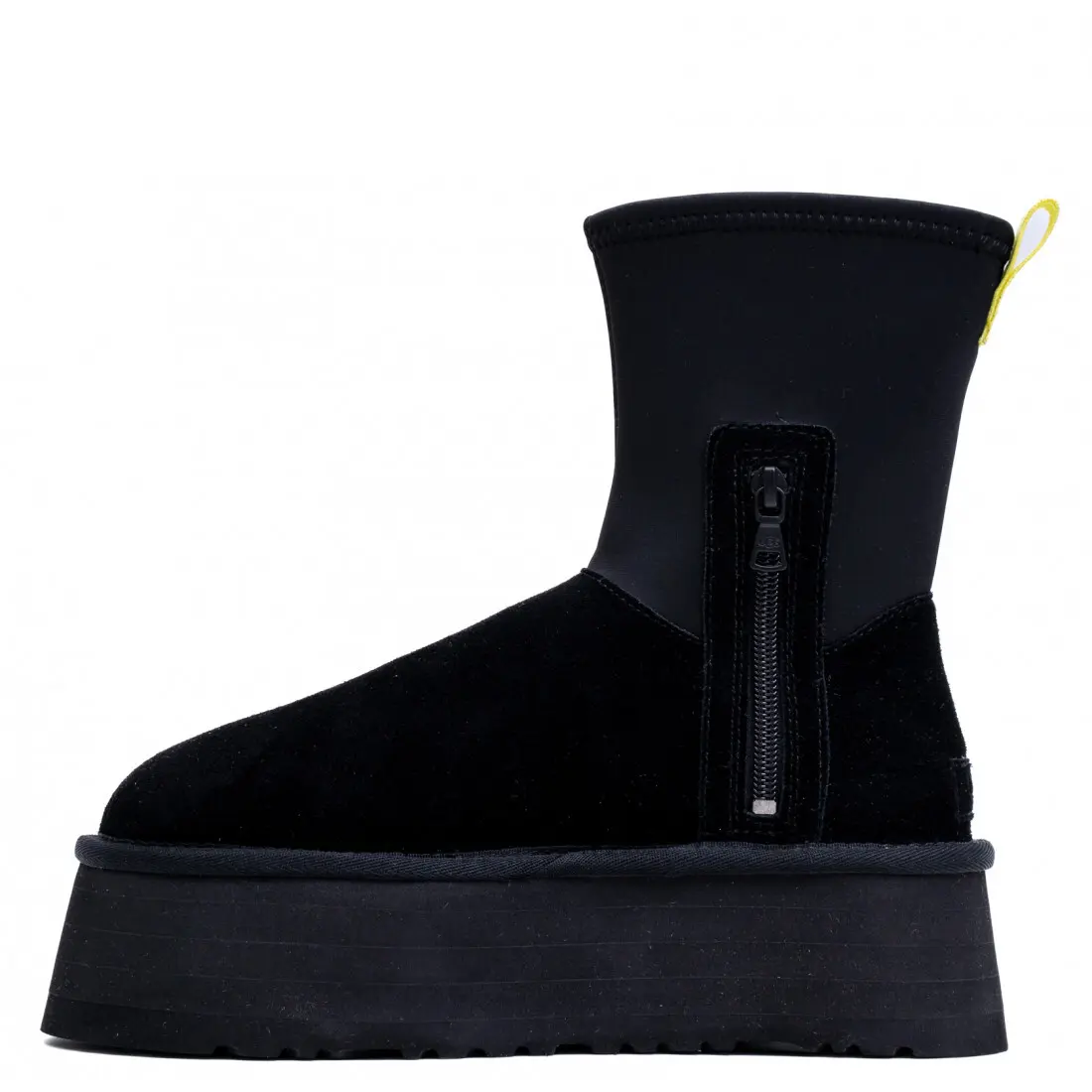 Classic Platform Dipper Boot — Black