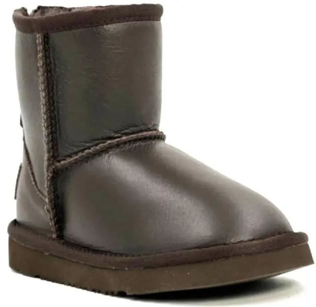 Kids Classic Short ZIP — Chocolate Metallic