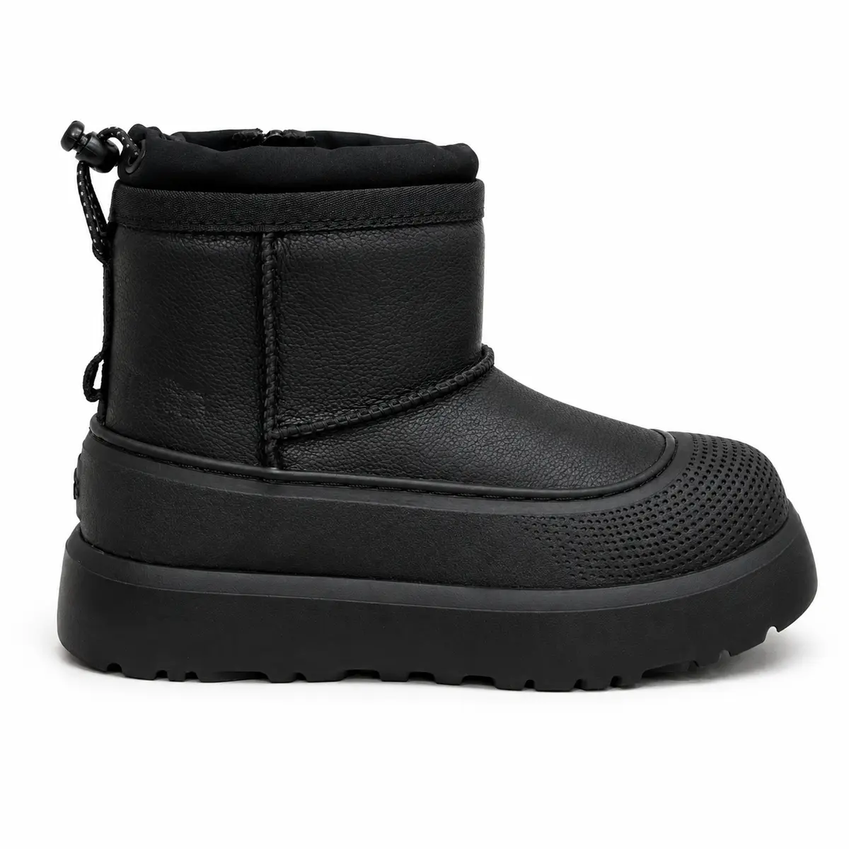 UGG Kids Mini Weather Hybrid — Black Leather