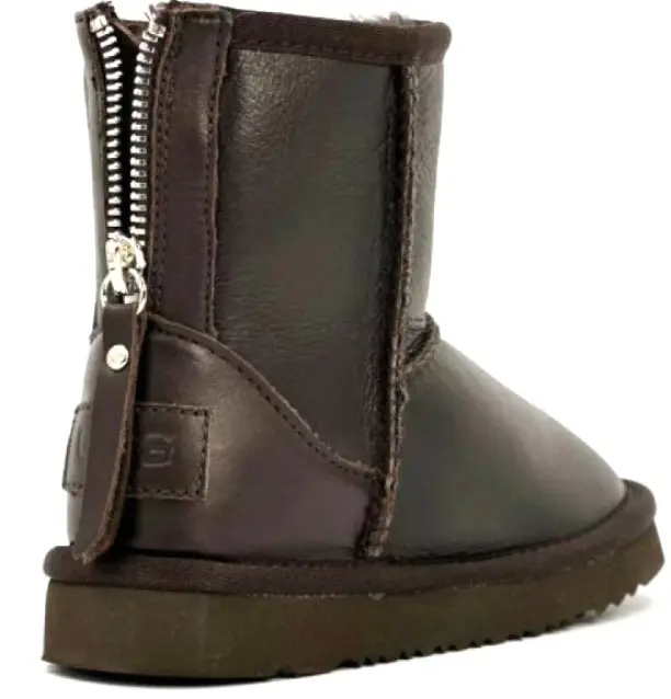 Kids Classic Short ZIP — Chocolate Metallic