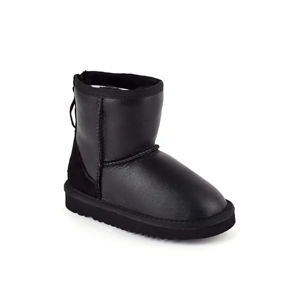 Kids Classic Short ZIP — Black Metallic