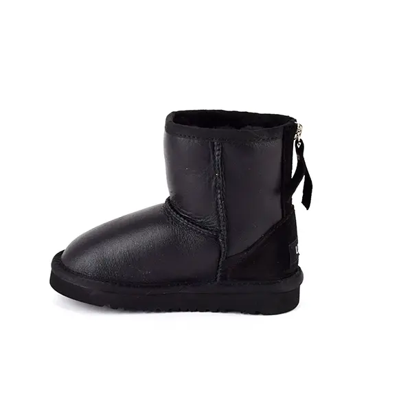 Kids Classic Short ZIP — Black Metallic