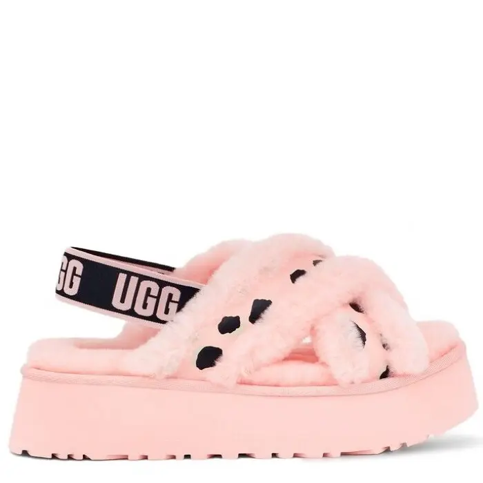 Disco Cross Slide Pink Scallop — Pink Scallop